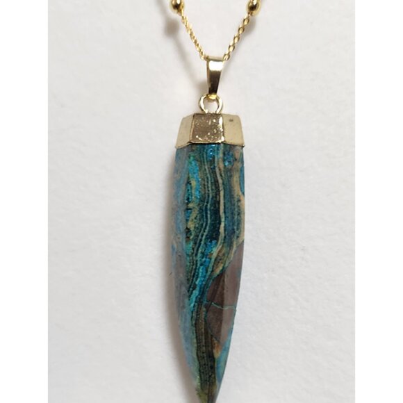 Aria Lattner Turquoise Pendant Necklace - Picture 2 of 2